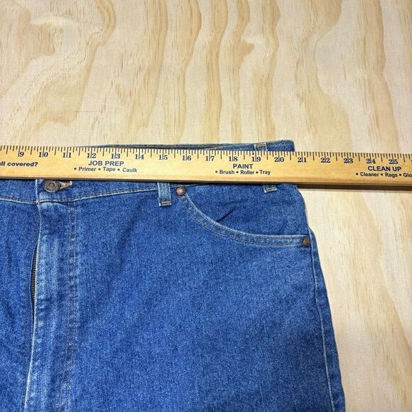 VTG 90s Levis 530 Jeans 42x30* Brown Tab Relaxed Fit Med Wash Flex Denim USA - Picture 6 of 8